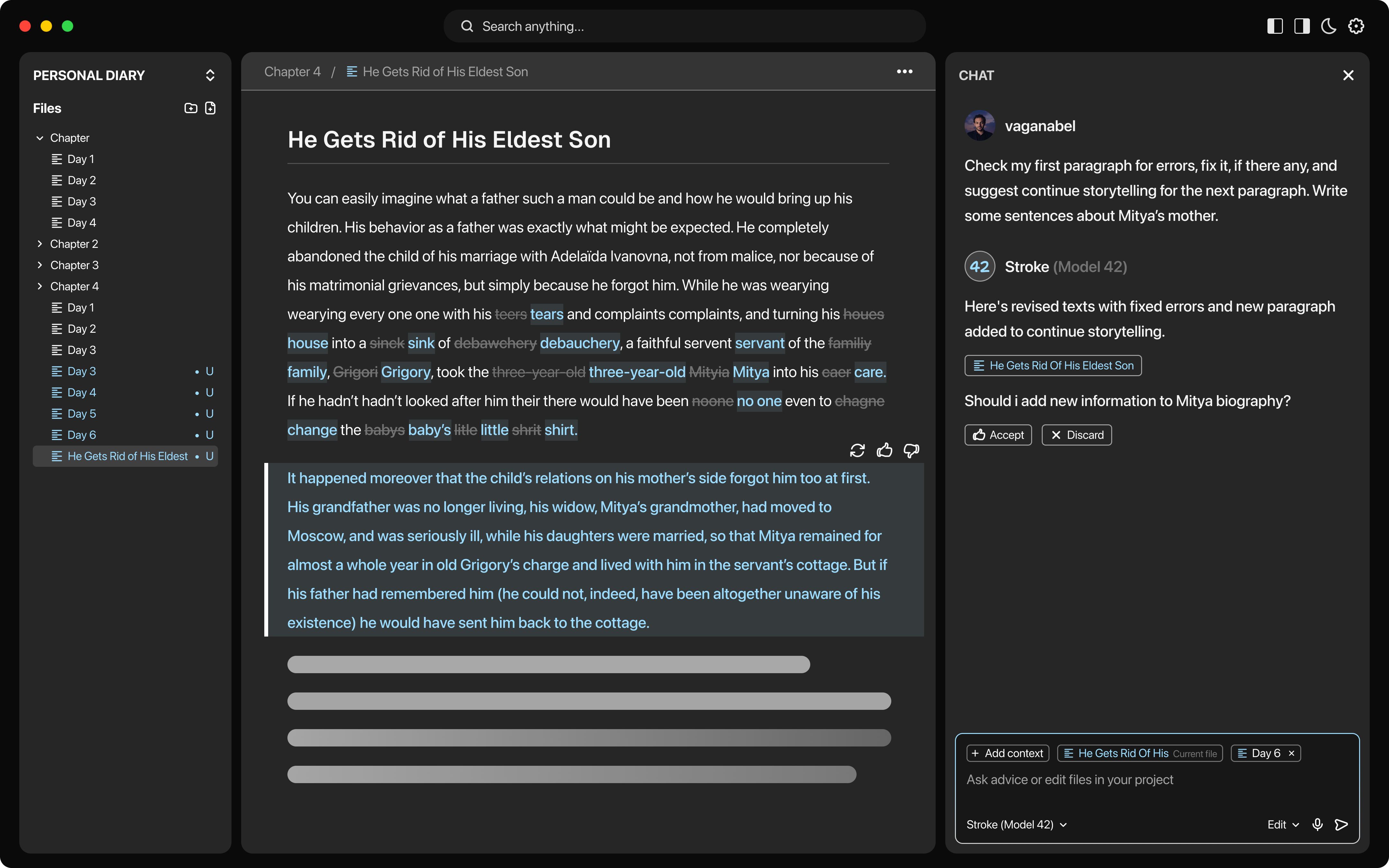 Stroke Desktop App Interface